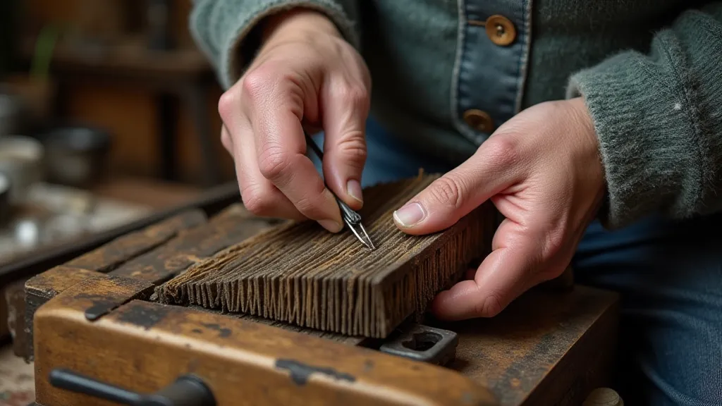 Accordion repair in progress