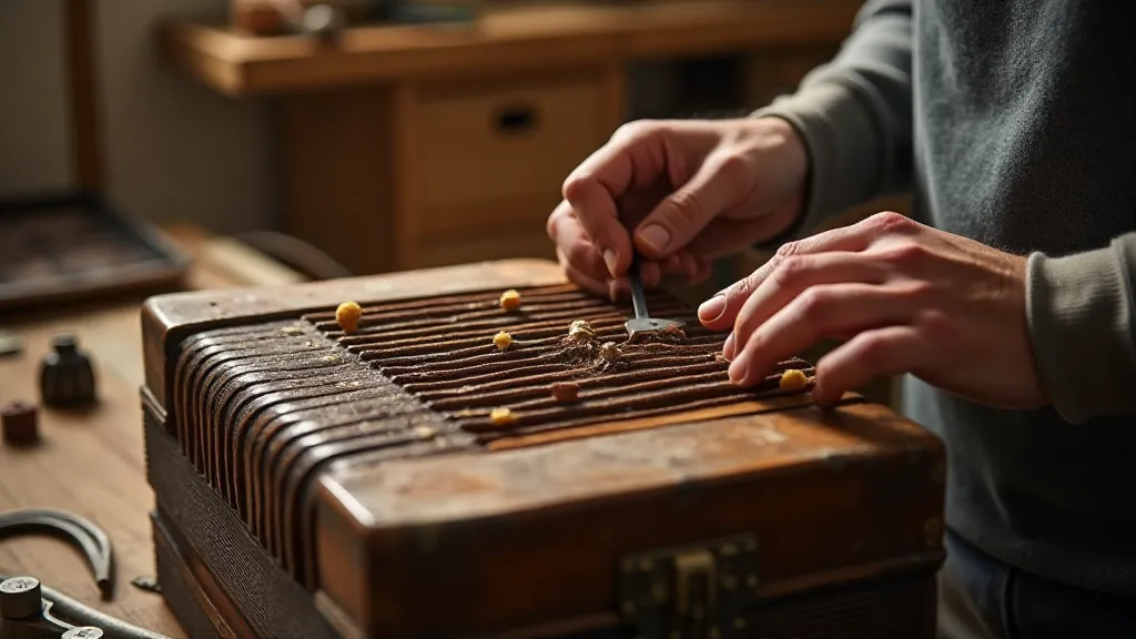 Accordion restoration work
