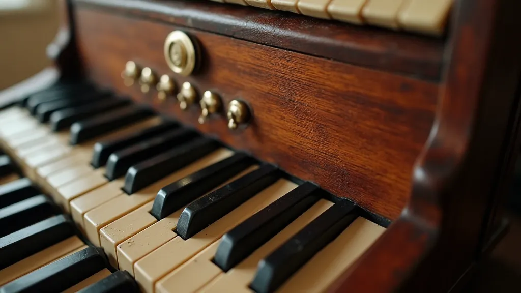 Restored antique accordion